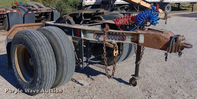 image for item DW0804 1986 Fruehauf EL FI trailer dolly