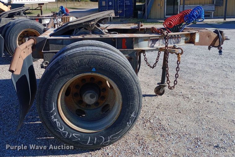 image for item DW0804 1986 Fruehauf EL FI trailer dolly