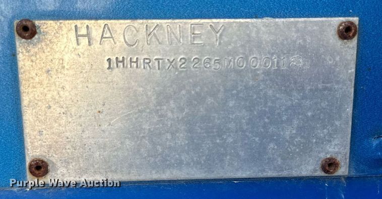 image for item DW2345 2005 Hackney delivery trailer