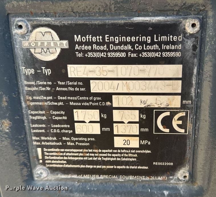 image for item DW2345 2005 Hackney delivery trailer