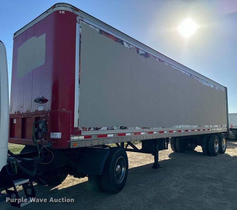 image for item DW2346 1992 Fruehauf FB8-NT2-45N dry van trailer