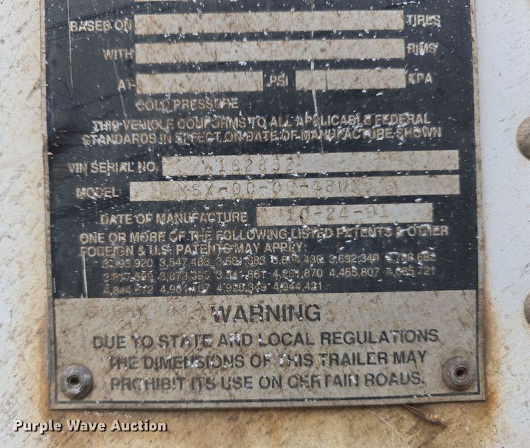 image for item DW3893 1991 Monon MSX-DC-00-48WX1 shipping container