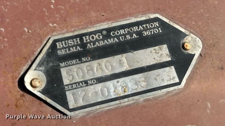 image for item EE7862 Bush Hog SQ840-1 rotary mower