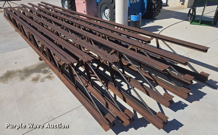 image for item EE8621 (7) bar joist trusses