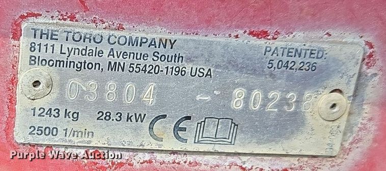 image for item EE8670 Toro Reelmaster 6500-D reel mower 