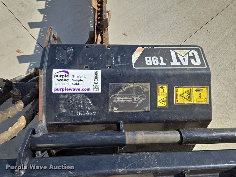 image for item EE8686 Caterpillar  T9B skid steer trencher