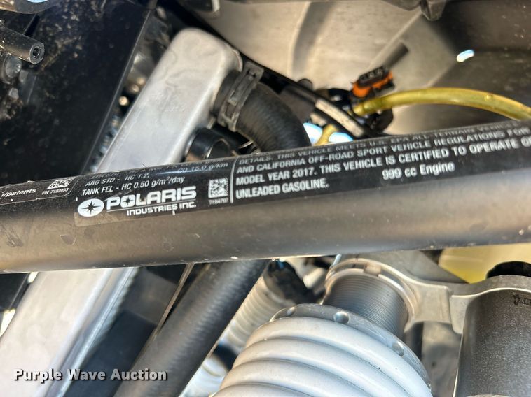 image for item EG1123 2017 Polaris RZR XP 1000 utility vehicle