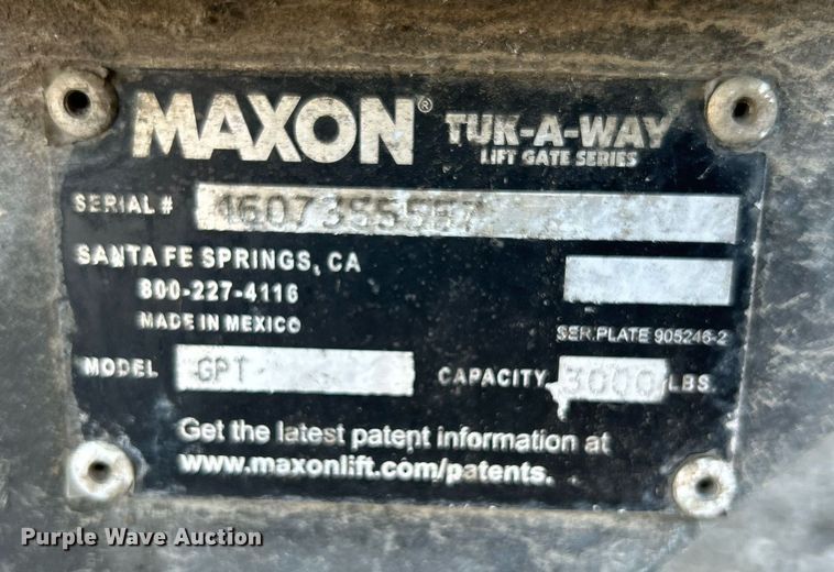 image for item EG1165 2016 Ford F750 Super Duty  box truck