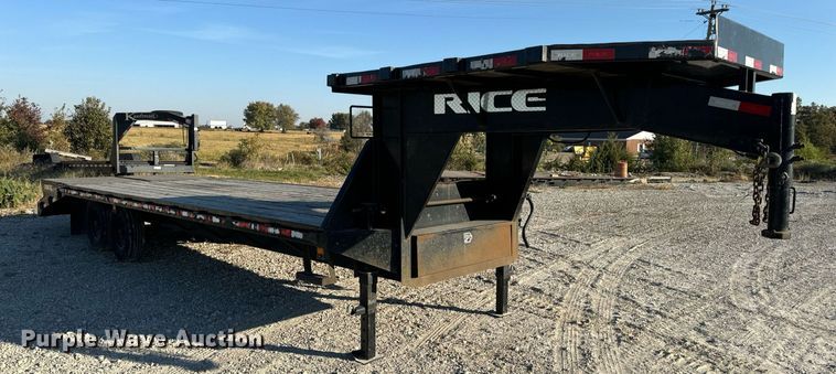 image for item EH7108 2020 Rice D0G14205 drop deck equipment trailer