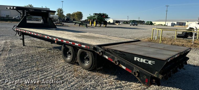 image for item EH7108 2020 Rice D0G14205 drop deck equipment trailer