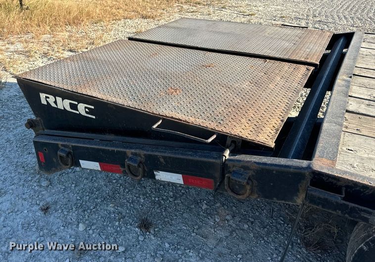 image for item EH7108 2020 Rice D0G14205 drop deck equipment trailer
