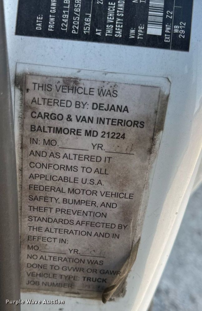 image for item EH7113 2011 Ford Transit Connect XLT van