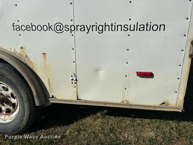 image for item EH7205 2002 Haulmark GR85X16WT2 enclosed cargo trailer