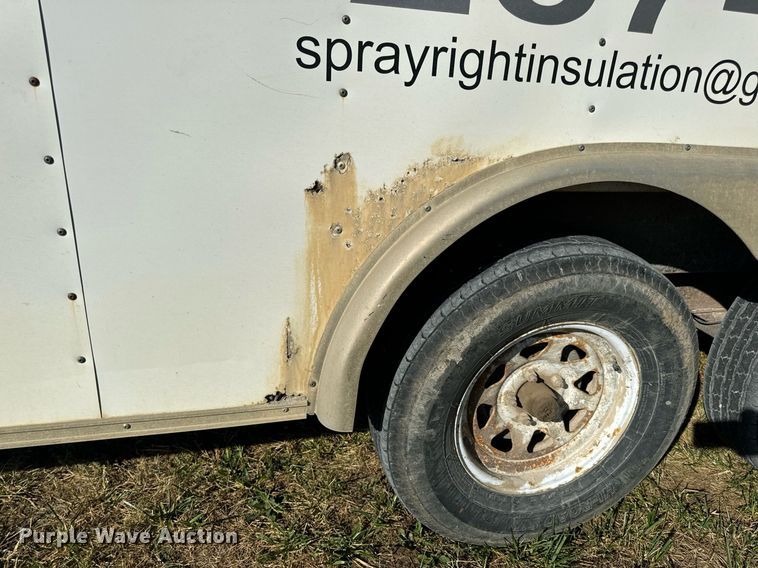 image for item EH7205 2002 Haulmark GR85X16WT2 enclosed cargo trailer