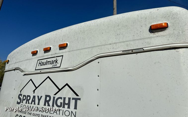 image for item EH7205 2002 Haulmark GR85X16WT2 enclosed cargo trailer