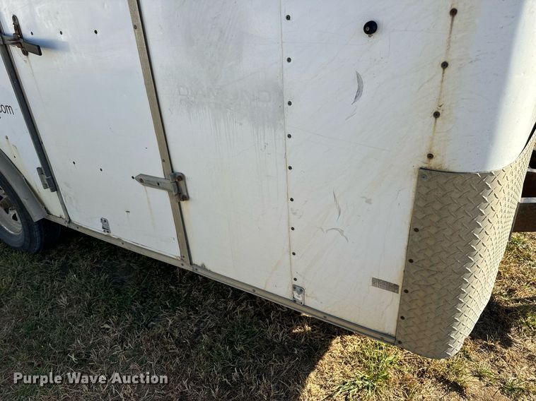 image for item EH7205 2002 Haulmark GR85X16WT2 enclosed cargo trailer