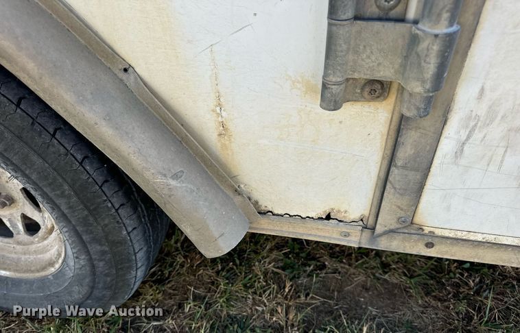 image for item EH7205 2002 Haulmark GR85X16WT2 enclosed cargo trailer