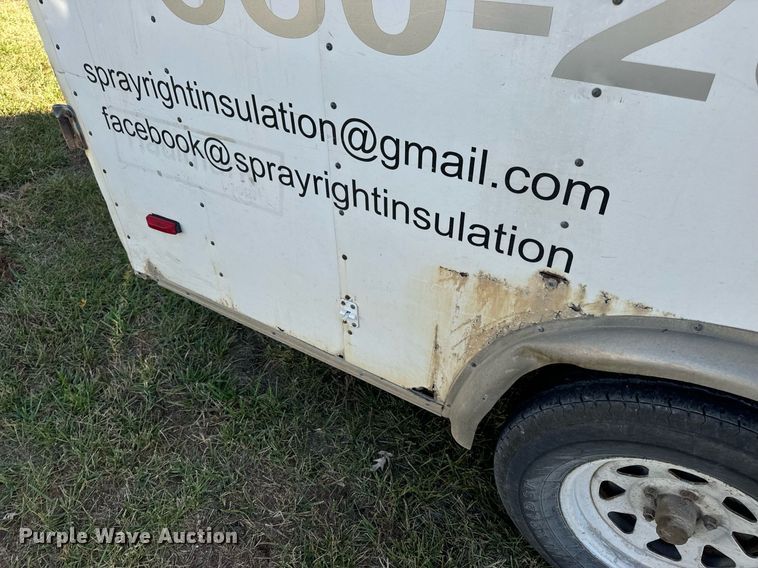 image for item EH7205 2002 Haulmark GR85X16WT2 enclosed cargo trailer