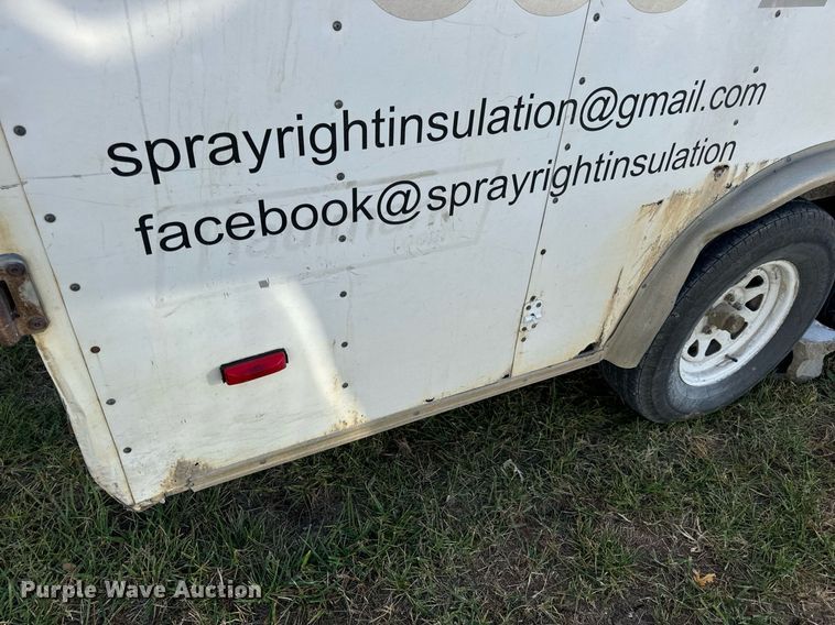 image for item EH7205 2002 Haulmark GR85X16WT2 enclosed cargo trailer