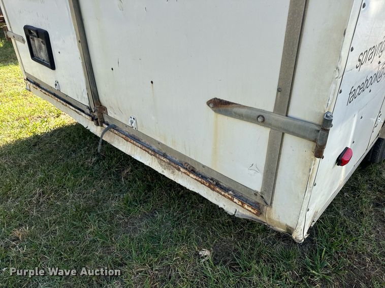 image for item EH7205 2002 Haulmark GR85X16WT2 enclosed cargo trailer