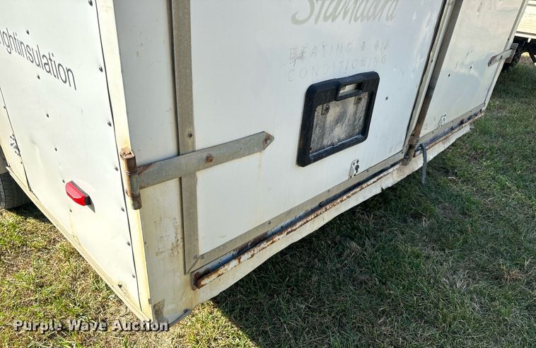 image for item EH7205 2002 Haulmark GR85X16WT2 enclosed cargo trailer