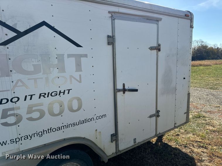 image for item EH7205 2002 Haulmark GR85X16WT2 enclosed cargo trailer