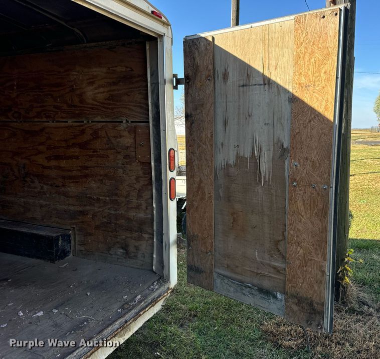 image for item EH7205 2002 Haulmark GR85X16WT2 enclosed cargo trailer