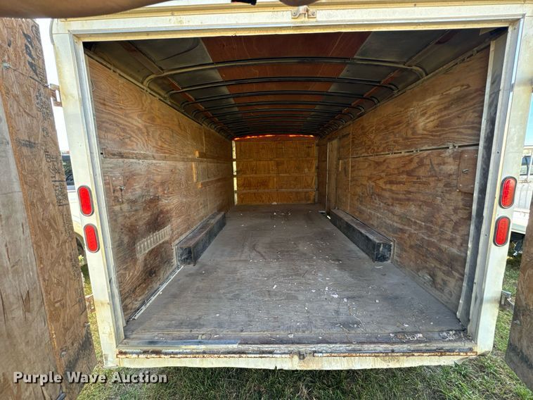 image for item EH7205 2002 Haulmark GR85X16WT2 enclosed cargo trailer