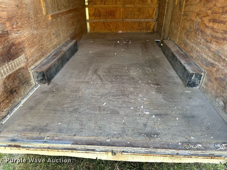 image for item EH7205 2002 Haulmark GR85X16WT2 enclosed cargo trailer