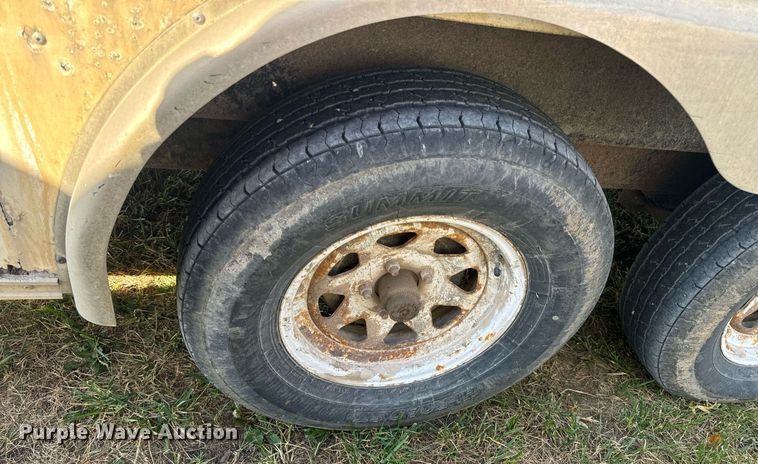 image for item EH7205 2002 Haulmark GR85X16WT2 enclosed cargo trailer