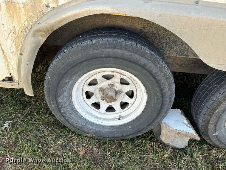 image for item EH7205 2002 Haulmark GR85X16WT2 enclosed cargo trailer