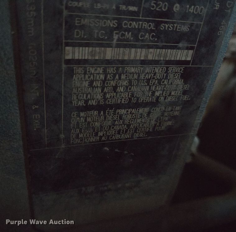 image for item EI4049 2003 International 4300 SBA crane truck