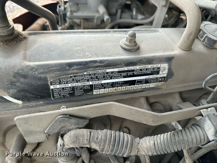 image for item EI4051 2005 Toyota 7FGU18 forklift