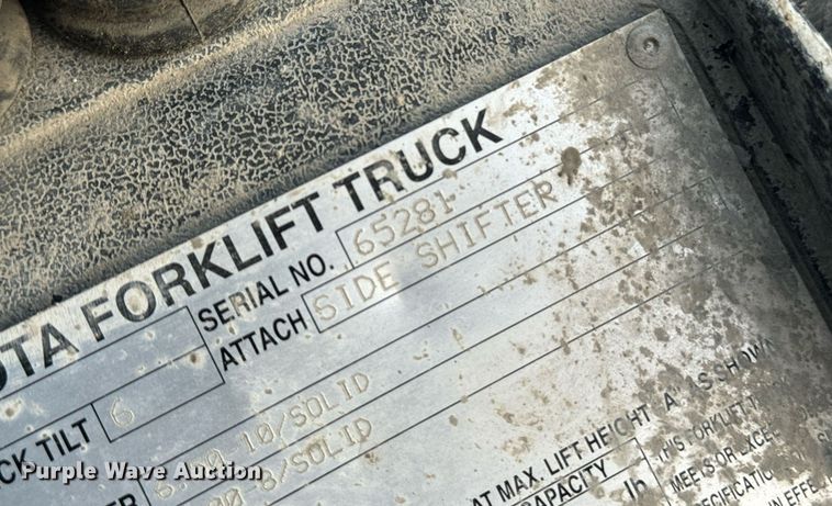 image for item EI4051 2005 Toyota 7FGU18 forklift