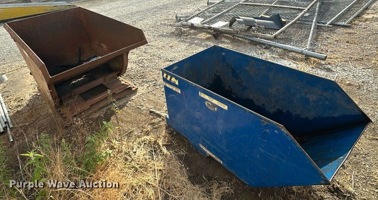 image for item EJ4967 (2) dump hoppers