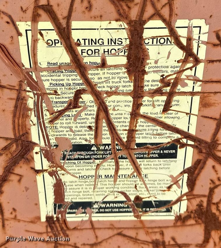 image for item EJ4967 (2) dump hoppers