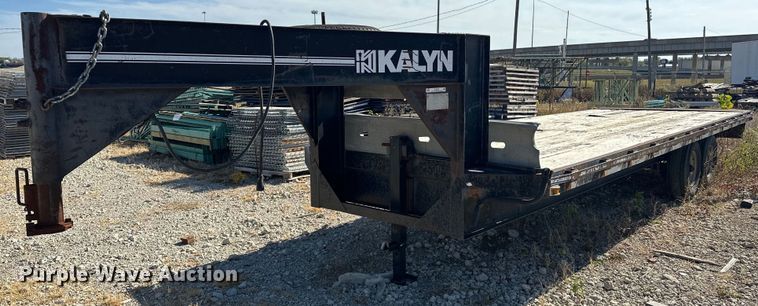 image for item EJ4976 1984 Kalyn CT-16 flatbed trailer