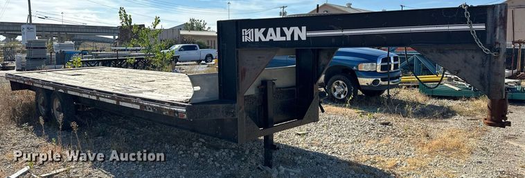 image for item EJ4976 1984 Kalyn CT-16 flatbed trailer