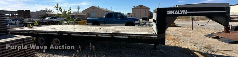 image for item EJ4976 1984 Kalyn CT-16 flatbed trailer