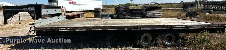 image for item EJ4976 1984 Kalyn CT-16 flatbed trailer