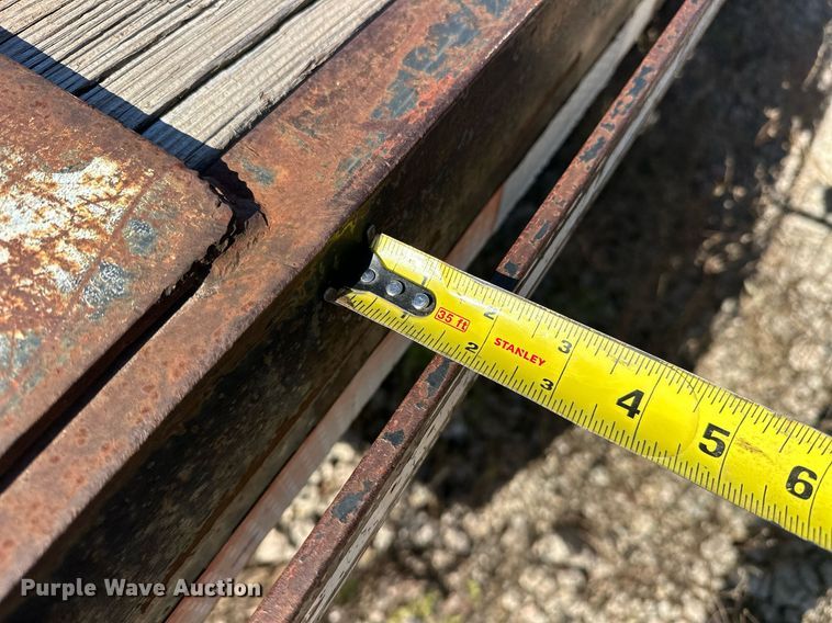 image for item EJ4976 1984 Kalyn CT-16 flatbed trailer