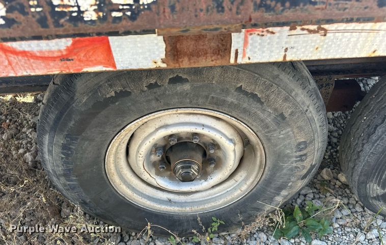 image for item EJ4976 1984 Kalyn CT-16 flatbed trailer