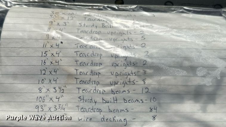 image for item EJ5064 Pallet racking