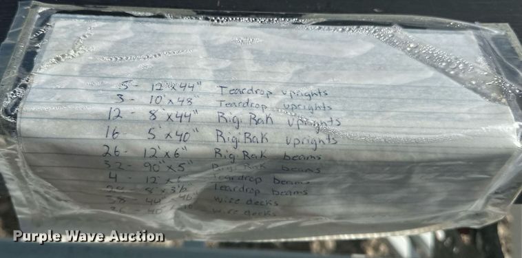 image for item EJ5065 Pallet racking