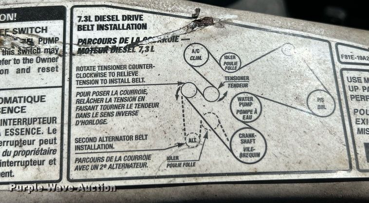 image for item EK3583 2003 Ford F450 XL Super Duty tow truck