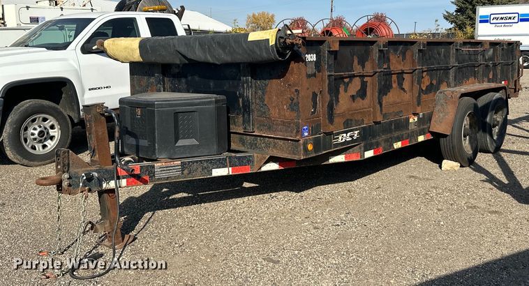 image for item EN2527 2015 DCT dump trailer