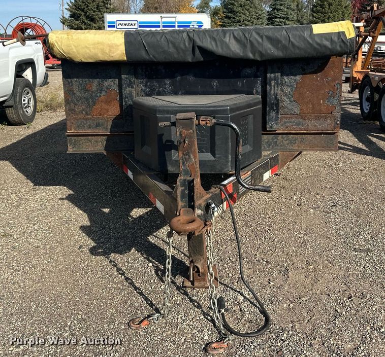 image for item EN2527 2015 DCT dump trailer
