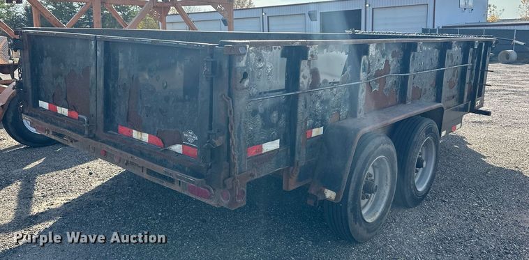 image for item EN2527 2015 DCT dump trailer