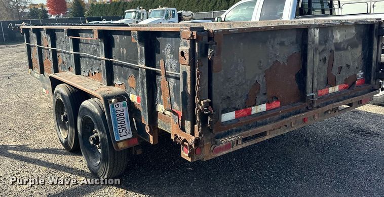 image for item EN2527 2015 DCT dump trailer