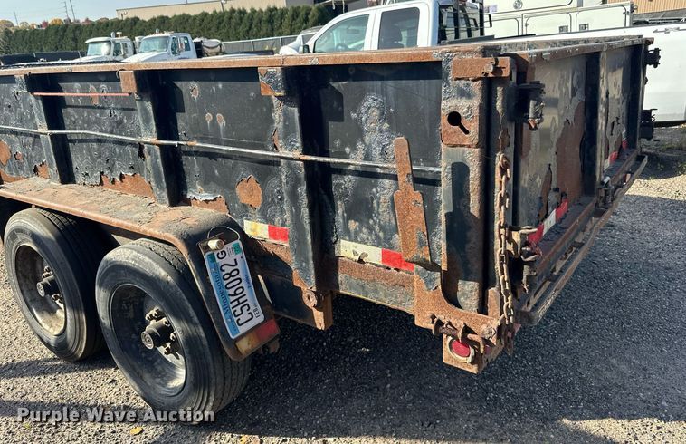 image for item EN2527 2015 DCT dump trailer